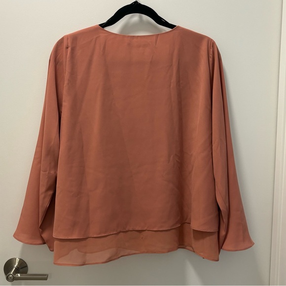 NWT Zara Burnt Orange Blouse - Picture 4 of 4